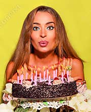 Birthday!!! blow out candles and make wishes.
