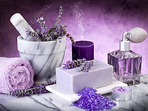 Spa lavender products