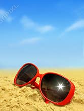 Beach and Sunglasses
