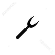 Bbq blade vector icon