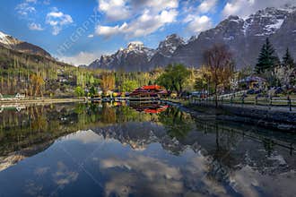 Shangrila resort kachura lake Skardu Baltistan Pakistan