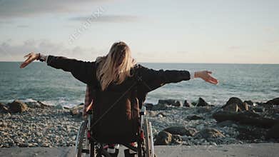 She is happy and free despite handicap
