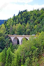 Viaduct at high altitude