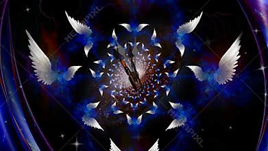 Angelic Wings Abstraction