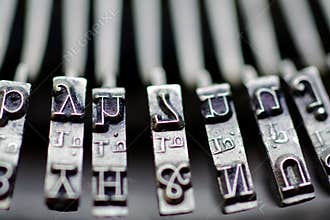 Vintage Typewriter Keys