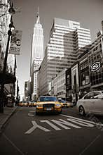 Taxies in Manhattan