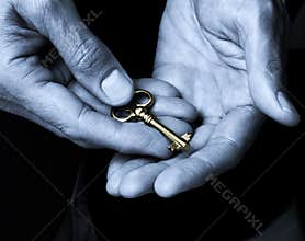 House Key Hands Success