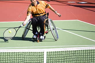 Wheelchair Tennis for Disabled Persons (Men)
