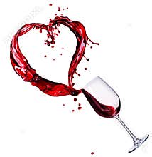 Wine abstract Splash