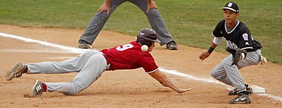 Senior league baseball world series pickoff
