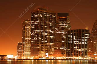 Manhattan skyline at Night