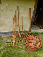 Tools for hay gathering