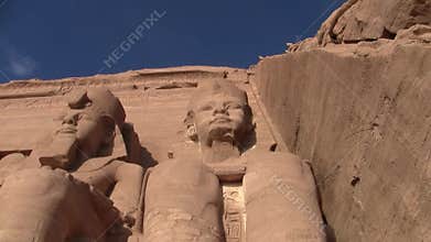 Abu Simbel - Colossus of Ramesses II, low angle