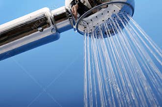 Morning shower.