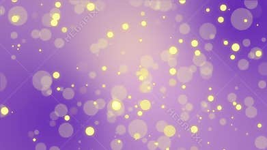 Glowing purple yellow bokeh background