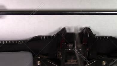 The words `Astronomy 101 ` being typed on a typewriter