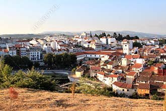 View of the historical town of Braganca, Portugal