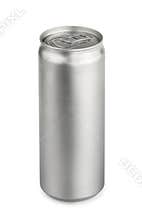 Metal aluminum beverage drink can isolated on white background. photography