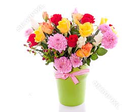 Roses and Dahlia bouquet
