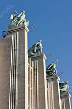 Copper Sculptures in Bruxelles