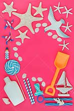 Summer Holiday Time Themed Background