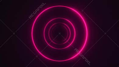 Eighties VHS Textured 3d Tunnel Background Loop