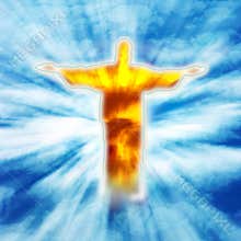 Bright Jesus on heaven