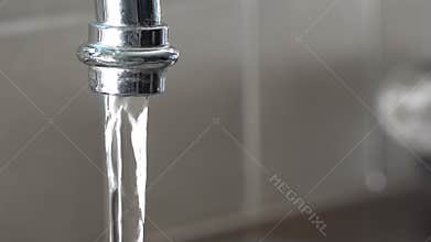 Switching water tap on and off