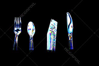 Artistic image plastic recyclable Items
