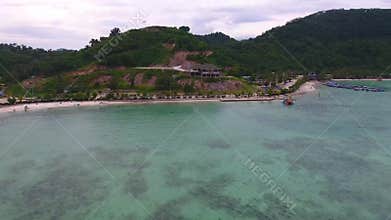 Sariringgung beach beauties recorded from the height with the drone