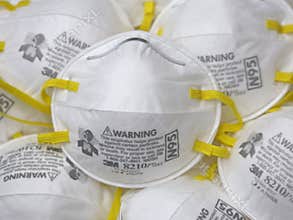 Stockpile of 3M N95 Model 8210 Plus Respirator Dust Masks