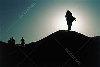 Silhouettes in the Desert