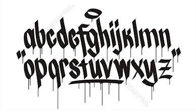 Graffiti alphabet