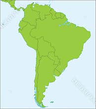 South America political map