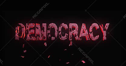 Democracy failing as government declines - video animation