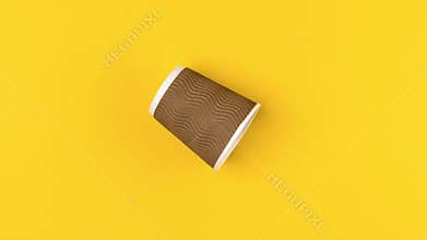 Coffee time concept-stop motion