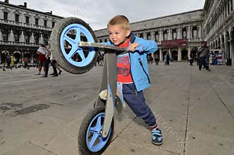 Free biking in Venice, Italy