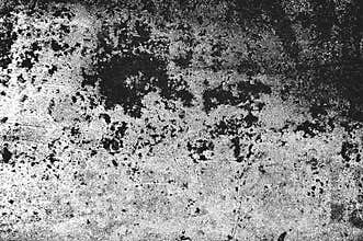 Distress old rusted peeled, scrathed metal vector texture with cracked paint. EPS8 illustration