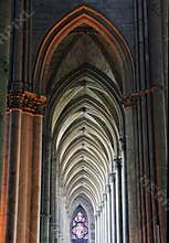 Reims Cathedral gothic arcades