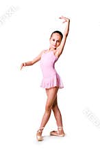 Little girl ballerina