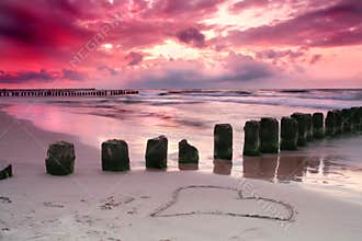 Love at seaside.