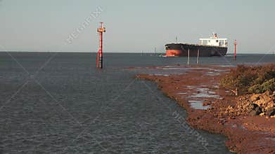 Merchant ship Port Hedland Pilbara Ports Authority Western Australia 03