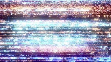 Video Background 2465: Futuristic data abstraction flickers and rolls