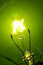 Light bulb glow