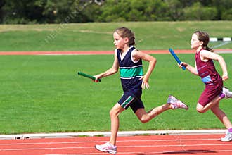 Girls in sports race