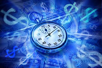 Business Time Money Watch Dollar Management