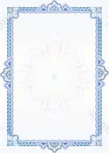 Classic guilloche border / diploma or certificate