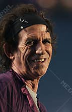 The Rolling Stones : Keith Richards during the concert
