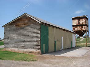 Old Barn And Bin