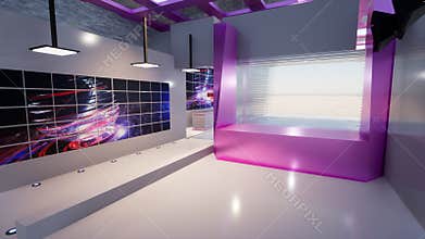 3D Virtual TV Studio News